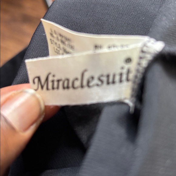 Black Sheer Floral unite! MIRACLESUIT Swimsuit - Picture 8 of 10